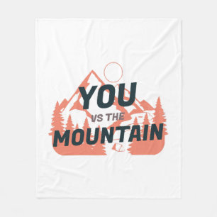 Die Berge rufen und ich muss gehen Fleecedecke