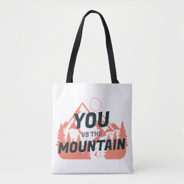 Die Berge rufen und ich muss gehen Tasche (Vorderseite)