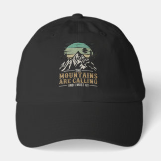 Die Berge rufen und ich muss gehen Truckerkappe
