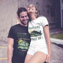 Die Berge rufen Unisex T-Shirt