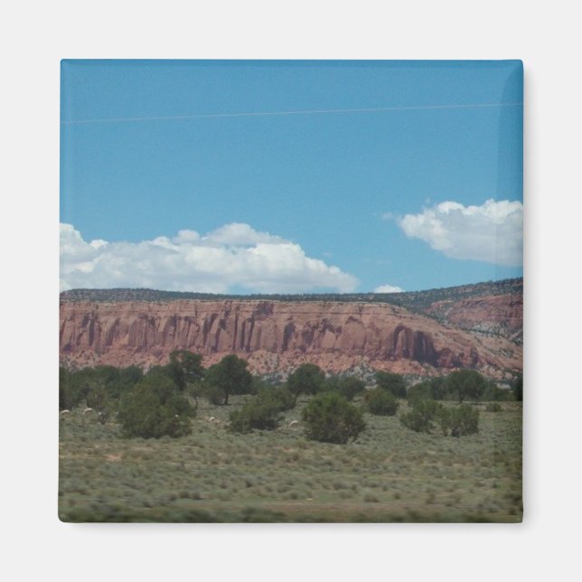 Die Berglandschaft von New Mexico. Magnet (Vorne)