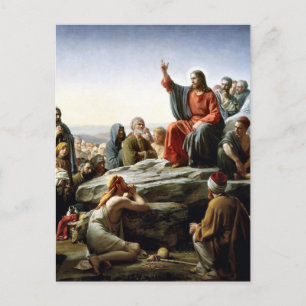 Die Bergpredigt von Carl Bloch Postkarte