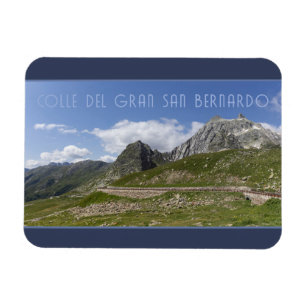 Die Bergstraße nach Italien, Aostatal. Magnet