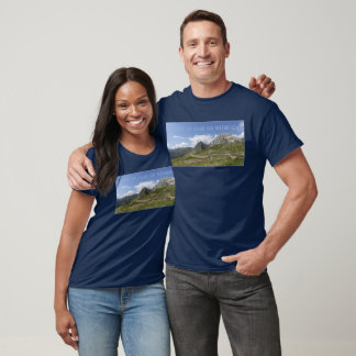 Die Bergstrasse nach Italien, Aostatal. T-Shirt