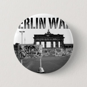 Die Berliner Mauer Deutschland 1989 - Pro-Foto Button