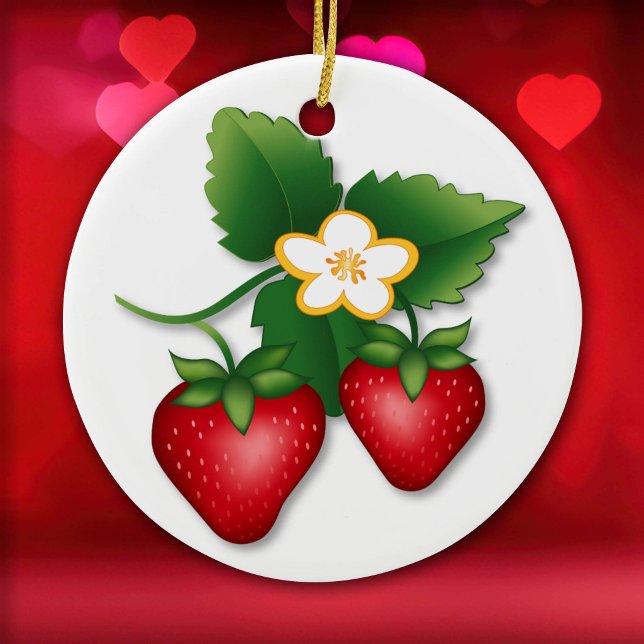 Die Berry Best Strawberry Keramik Ornament (The Berry Best Strawberry Ceramic Ornament -front -
For your kitchen or special garden. )