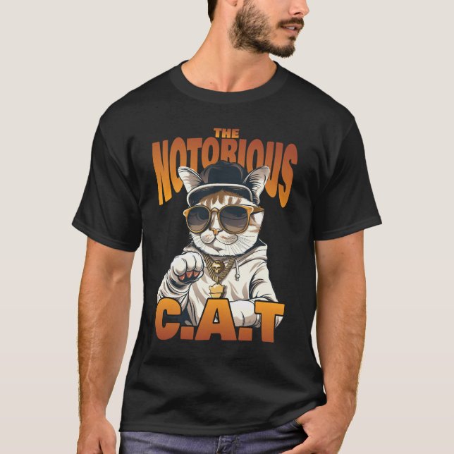 Die berüchtigte Katze T-Shirt (Vorderseite)