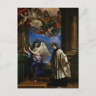 Die Berufung von St. Aloysius Gonzaga von Guercino Postkarte