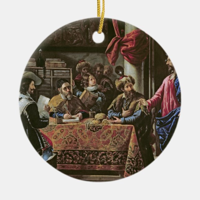 Die Berufung von St Matthew Keramik Ornament (Vorne)