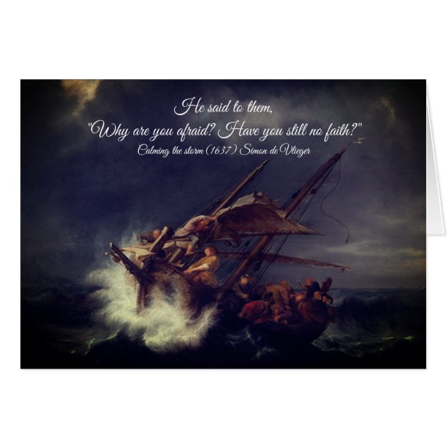 Die Beruhigung des Meeres (Vorderseite (Horizontal))