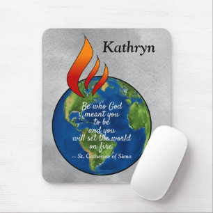 Die berühmteste Katharina von Siena Zitat Mouse Pa Mousepad