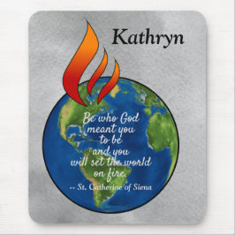 Die berühmteste Katharina von Siena Zitat Mouse Pa Mousepad