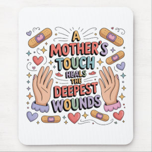 Die Berührung einer Mutter heilt die tiefsten Wund Mousepad