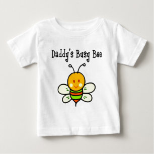 Die beschäftigte Biene des Vatis Baby T-shirt