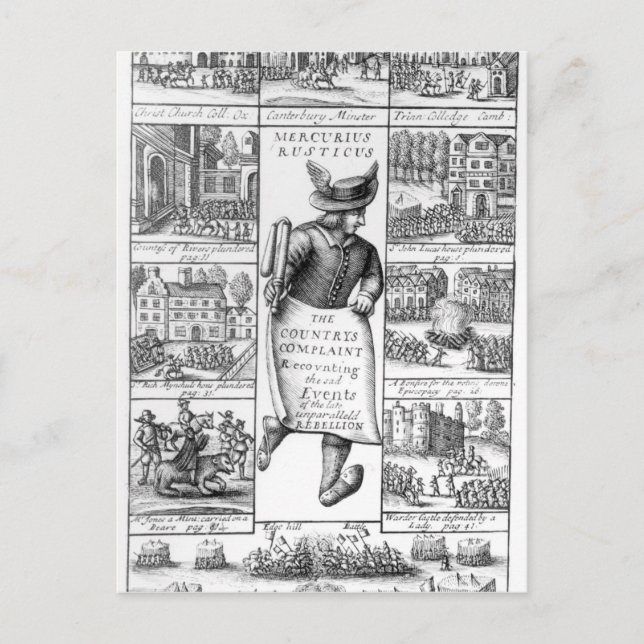 Die Beschwerde des Landes Postkarte (Vorderseite)