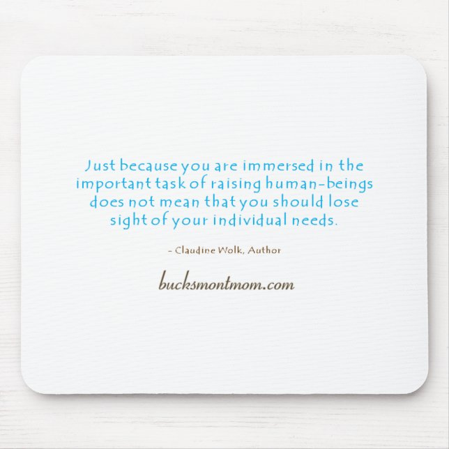 Die Beschwörungsformel Mousepad der Mama (Vorne)