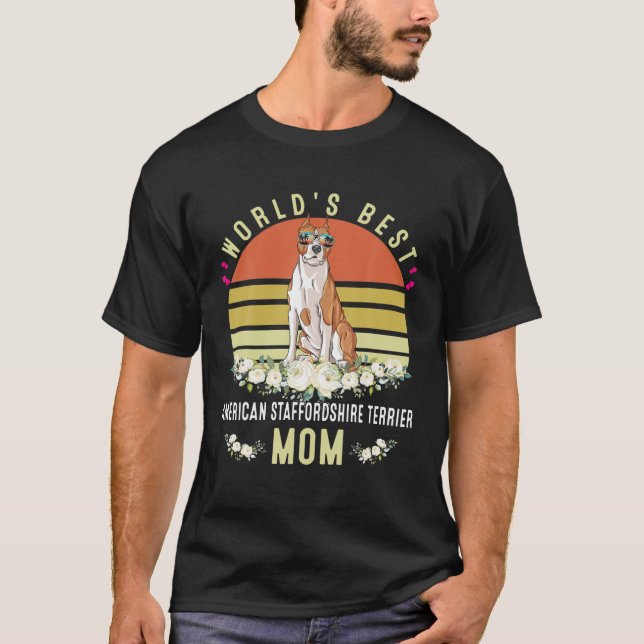 Die beste amerikanische Mama für Freizeitsportler T-Shirt (Vorderseite)