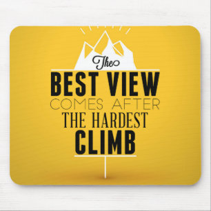 Die beste Ansicht kommt nach dem härtesten Mousepad