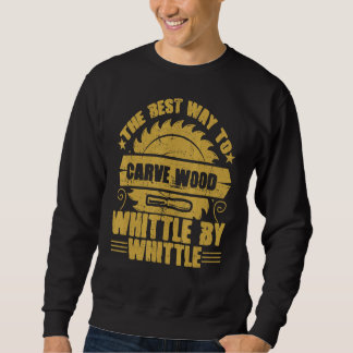 Die beste Art, Holz von weißem Holz zu transportie Sweatshirt