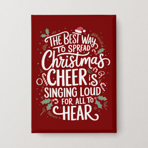 Die beste Art, um Weihnachtsstimmung Feiertag zu v Button