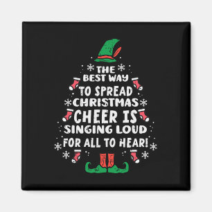Die beste Art, Weihnachts-Freude-Weihnachtsfrauen  Magnet