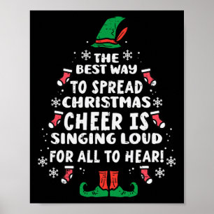 Die beste Art, Weihnachts-Freude-Weihnachtsfrauen Poster