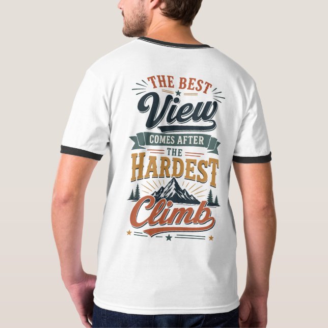 Die beste Aussicht T-Shirt (Rückseite)