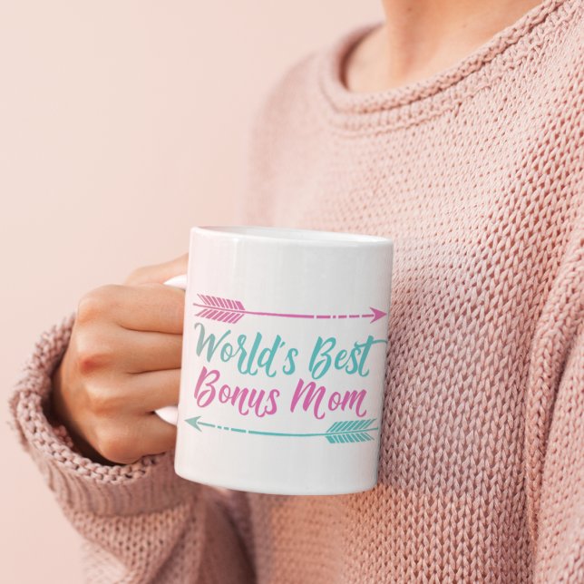 Die beste Bonus-Mama der Welt Kaffeetasse (Von Creator hochgeladen)