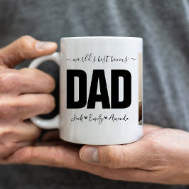 Die Beste Bonus-Papa-Foto-Collage der Welt Kaffeetasse