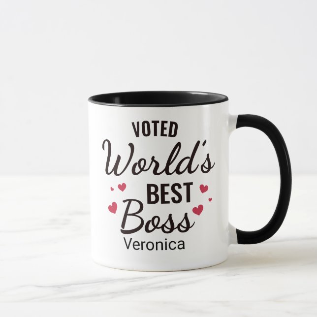 Die beste Boss-Tasse der personalisierten Black Vo Tasse (Rechts)