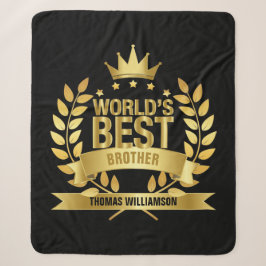 Die beste Bruder-Gold- und Black-Modern-Welt Sherpadecke