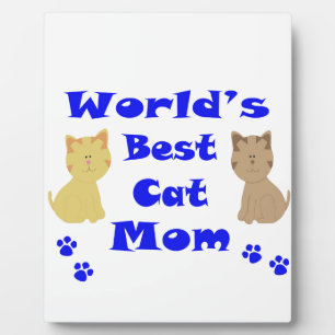 Die beste Cat-Mama der Welt Fotoplatte