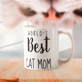 Die beste Cat-Mama der Welt - individuell anpassba Kaffeetasse