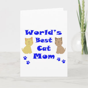 Die beste Cat-Mama der Welt Karte