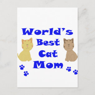 Die beste Cat-Mama der Welt Postkarte