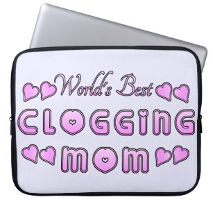 Die beste Clogging-Mama der Welt Laptopschutzhülle