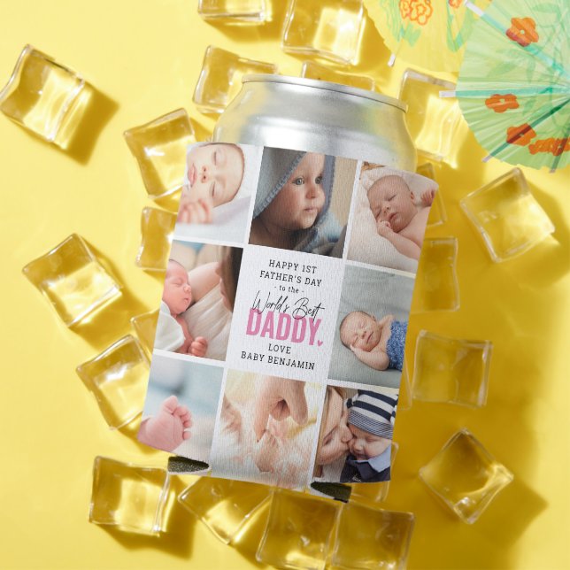 Die beste Daddy-Collage der Welt Dosenkühler (In Situ Sommer)