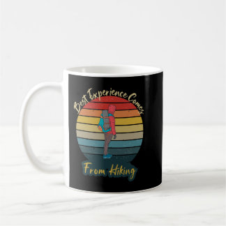 Die beste Erfahrung im Wandern Kaffeetasse