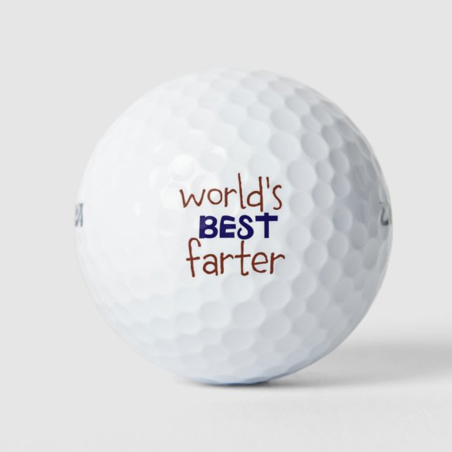 Die beste Farter der Welt Golfball (Vorderseite)