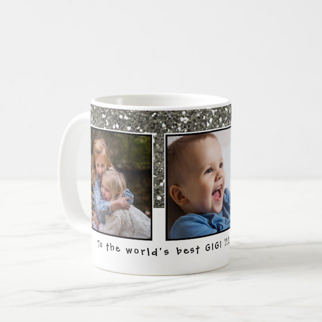 Die beste Gigi 3-FotoCollage der Welt   Kaffeetasse (Vorderseite Links)