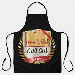 Die beste Grill-Girl-Schürze der Welt Schürze