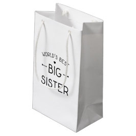 Die beste große Schwester der Welt Kleine Geschenktüte