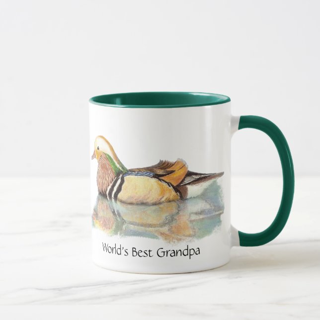 Die beste Großholzente der Welt, Natur, Vogel Tasse (Rechts)