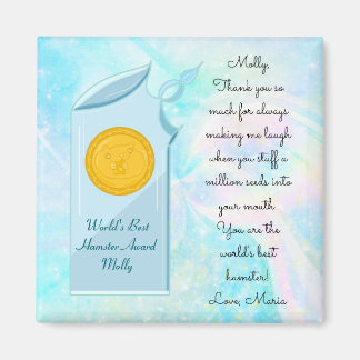 Die beste Hamsterglastrophie der Welt und Botschaf Magnet