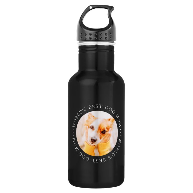 Die beste Hundelandschaft der Welt Elegantes, benu Edelstahlflasche (Vorderseite)