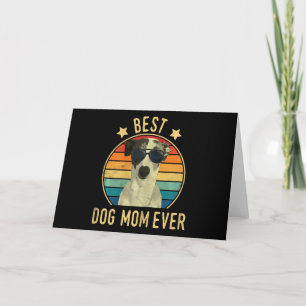 Die beste Hundemutter Italiens Dankeskarte