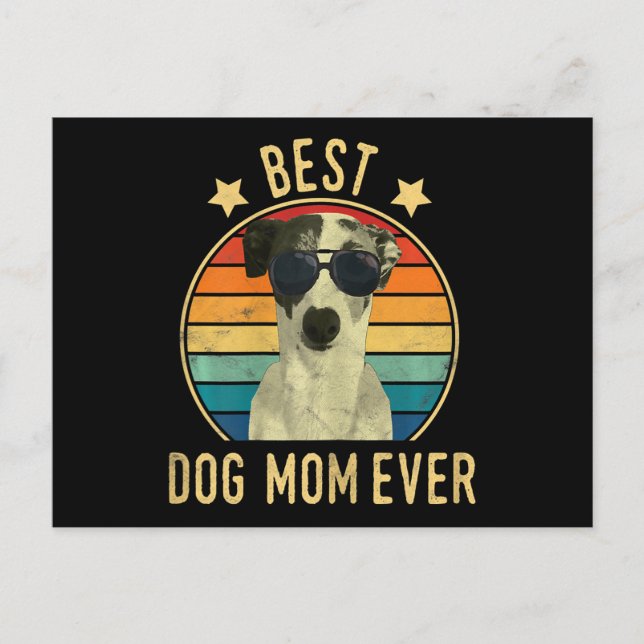 Die beste Hundemutter Italiens Postkarte (Vorderseite)