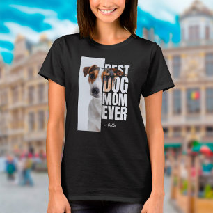 Die beste Hundemutter überhaupt Personalisiertes F T-Shirt