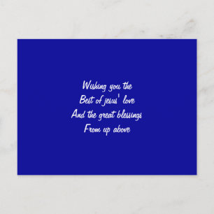 Die beste Jesus-Liebe Postkarte