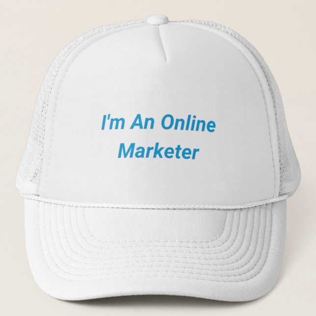 Die beste Kleidung für einen Online-Marketer Truckerkappe (Vorderseite)